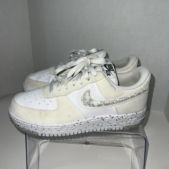 Nike Womens Air Force 1 Crater Sneakers Shoes White Size 8 - Picture 3 of 9